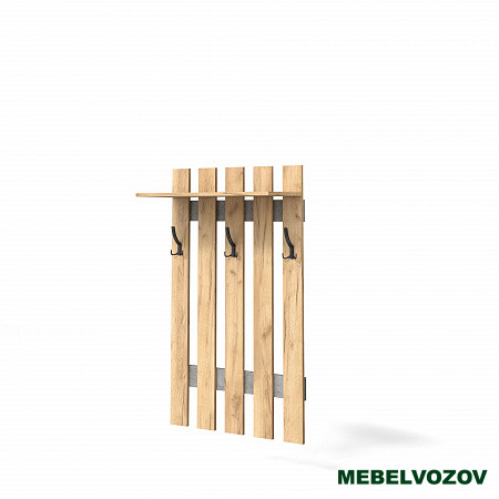 Модульная прихожая "Мини-Лайт" (графит /дуб золотой крафт) вариант 5  от магазина Мебельвозов в Нижнем Новгороде