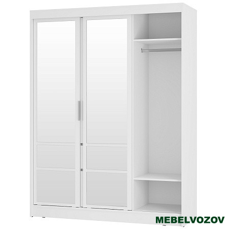 Шкаф-купе "Симпл" ШКК-06 Белый от компании Мебельвозов в Нижнем Новгороде