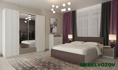 Комод Милос с зеркалом 40-02 от магазина Мебельвозов в Нижнем Новгороде