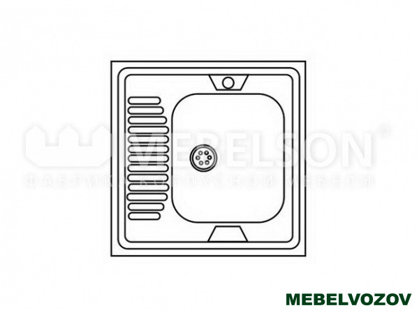 Фото мойка врезная clm560.435-gt6k правая бергамо элемента от сайта Мебельвозов в Нижнем Новгороде