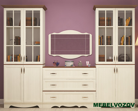 Шкаф комбинированный Латте 24-02 от компании Мебельвозов в Нижнем Новгороде