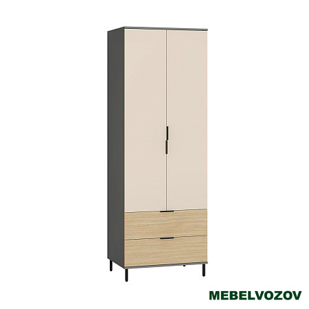 Марвэл Шкаф 16.317.02 (Темно - серый U2601) от компании Мебельвозов в Нижнем Новгороде