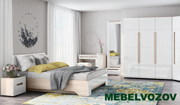 Кровать 1600 Палермо-3 с подъемным механизмом КР-004 от магазина Мебельвозов в Нижнем Новгороде