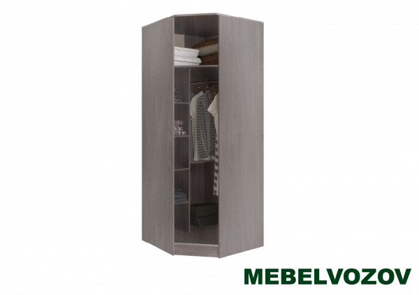 Шкаф угловой "Фиеста" (Ясень Шимо) от компании Мебельвозов в Нижнем Новгороде