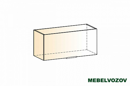 Стоун шкаф навесной L800 H360 1 дв.гл. фото от Мебельвозов в Нижнем Новгороде