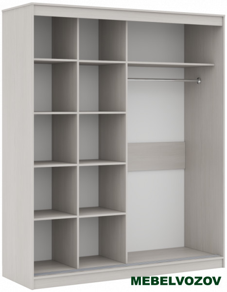 Шкаф-купе Оскар 11-2 (Венге магия/Бежевое стекло) от компании Мебельвозов в Нижнем Новгороде