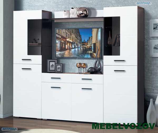 Гостиная Грация 1.8 МДФ глянец от интернет магазина Mebelvozov в Нижнем Новгороде