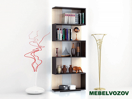 Стеллаж Ромео-1 (Венге/Дуб Молочный) от Mebelvozov в Нижнем Новгороде