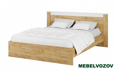 Кровать 160х200 Адель (белый/дуб крафт) от магазина Мебельвозов в Нижнем Новгороде