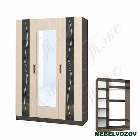 Шкаф 3-х ств. Эрика от компании Мебельвозов в Нижнем Новгороде