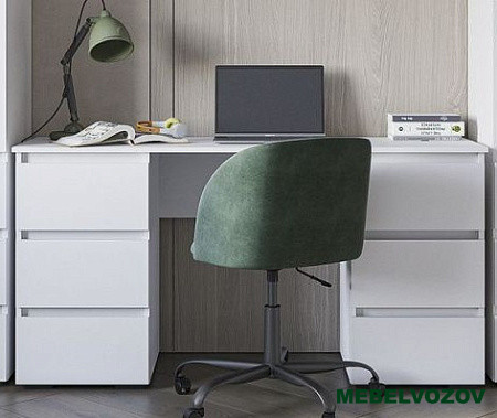 ХЕЛЕН ПС 02 Письменный стол (БЕЛЫЙ) детальное изображение от магазина mebelvozov.ru в Нижнем Новгороде