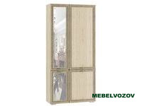 Шкаф комбинированный с зеркалом ЛШ-9 Ливорно (дуб сонома) от компании Мебельвозов в Нижнем Новгороде