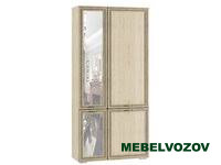 Шкаф комбинированный с зеркалом ЛШ-9 Ливорно (дуб сонома) от компании Мебельвозов в Нижнем Новгороде