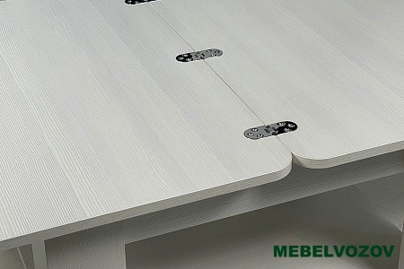 Стол журнальный Адам 1 (белый рамух) от Mebelvozov в Нижнем Новгороде