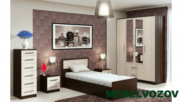 Подростковая мебель «Фиеста» Компоновка 2 (Венге/Лоредо) детальное изображение от магазина mebelvozov.ru в Нижнем Новгороде