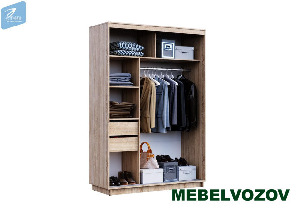 Шкаф-купе Санремо - фото от компании Мебельвозов в Нижнем Новгороде Шкаф-купе Санремо от компании Мебельвозов в Нижнем Новгороде