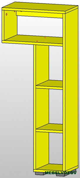 Полка приставная Дастин детальное изображение от магазина mebelvozov.ru в Нижнем Новгороде