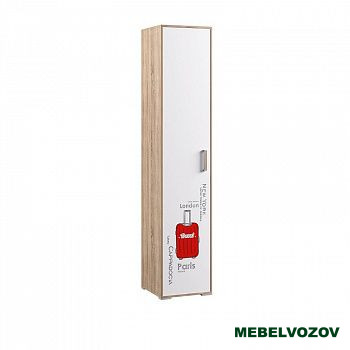 Пенал Бланка (Фасад белый с фотопечатью) от компании Мебельвозов в Нижнем Новгороде