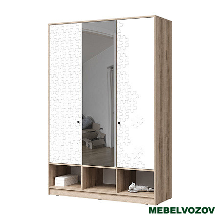 КИВИ ШК-03 Шкаф 3ств с зеркалом детальное изображение от магазина mebelvozov.ru в Нижнем Новгороде