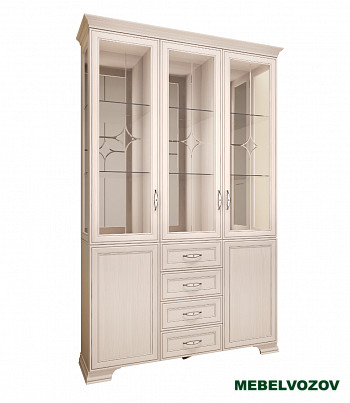 Венеция 30+33. Буфет+комплект наполнения (дверь стекло и полки в центр. секцию) от Mebelvozov в Нижнем Новгороде