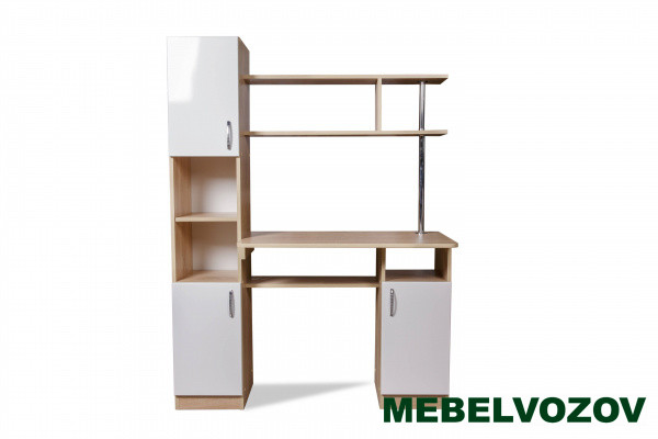 Стол компьютерный СК-7 (дуб сонома/белый) от магазина Мебельвозов в Нижнем Новгороде