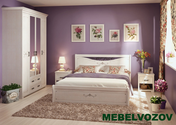 Модульная спальня «Афродита». Компоновка 1 от магазина Мебельвозов в Нижнем Новгороде