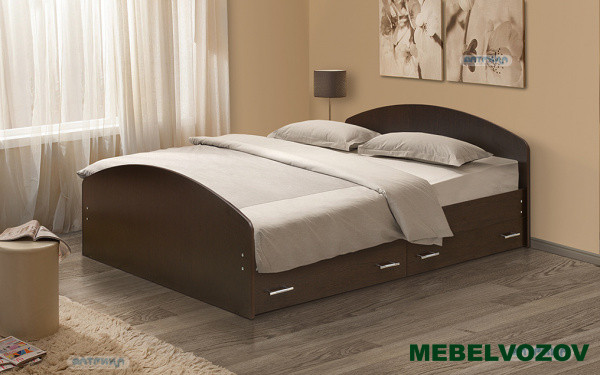 Кровать на уголках с ящиками №2 1400 от магазина Мебельвозов в Нижнем Новгороде