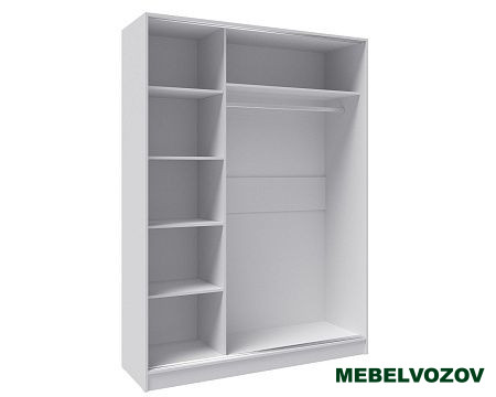 Шкаф-купе Стиль-2 1600 (белый/дуб крафт золотой) от компании Мебельвозов в Нижнем Новгороде