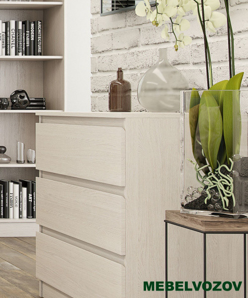 Бриз-1 Комод (3 ящика) от магазина Мебельвозов в Нижнем Новгороде