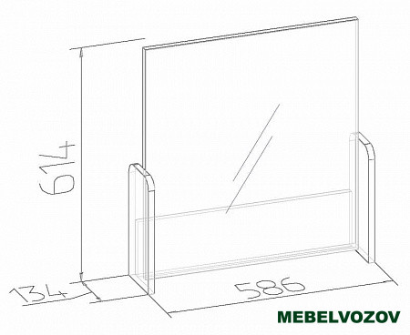 Трюмо Sherlock 56 (Орех Шоколадный) фото от Мебельвозов в Нижнем Новгороде