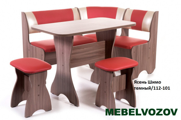 Кухонный уголок "Тюльпан" Венге/109-101 от магазина Мебельвозов в Нижнем Новгороде