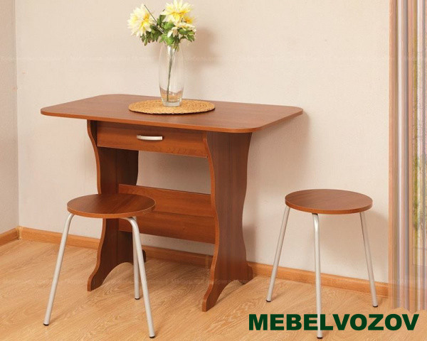 Стол-тумба кухонный СТ-04 Трапези Эна (Орех Экко) от магазина Мебельвозов в Нижнем Новгороде