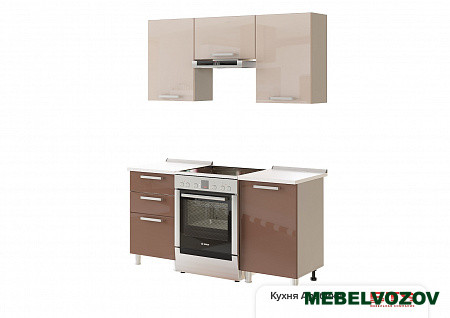 Кухонный гарнитур «Арабика» Компоновка 3 от магазина Мебельвозов в Нижнем Новгороде