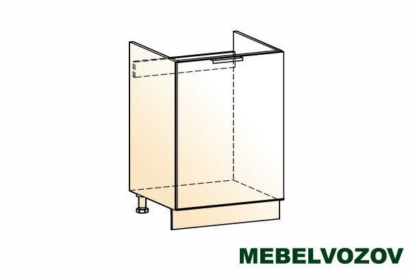 Стоун шкаф рабочий под мойку L600 1 дв.гл. фото от Мебельвозов в Нижнем Новгороде