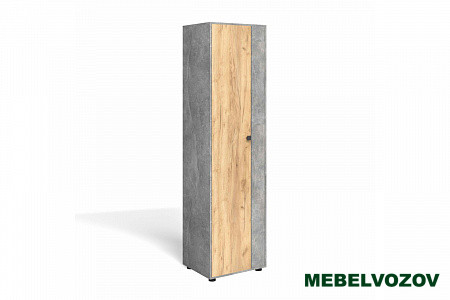 Шкаф распашной "Мини-Лайт" МЛ-2 (ателье светлое/дуб золотой крафт) от компании Мебельвозов в Нижнем Новгороде