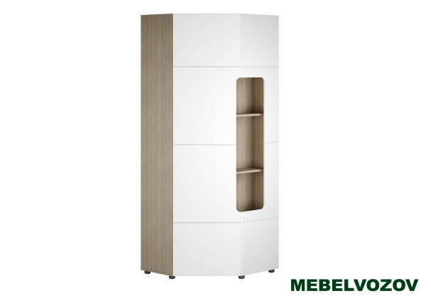 Шкаф угловой с открытыми полками ШК-017 Палермо-3 детальное изображение от магазина mebelvozov.ru в Нижнем Новгороде