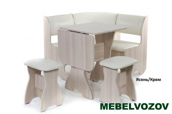 Кухонный уголок Тюльпан-мини Венге/Крем от магазина Мебельвозов в Нижнем Новгороде