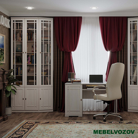 Стол письменный Sherlock 115 Ясень Анкор Светлый фото от Мебельвозов в Нижнем Новгороде