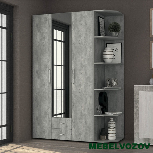 Шкафная группа Монако (Atelier светлый) Комплект 2 от компании Мебельвозов в Нижнем Новгороде