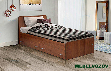 Кровать на уголках с ящиками №5 700 от магазина Мебельвозов в Нижнем Новгороде