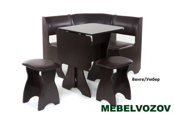 Кухонный уголок Тюльпан-мини Венге/Умбер от магазина Мебельвозов в Нижнем Новгороде