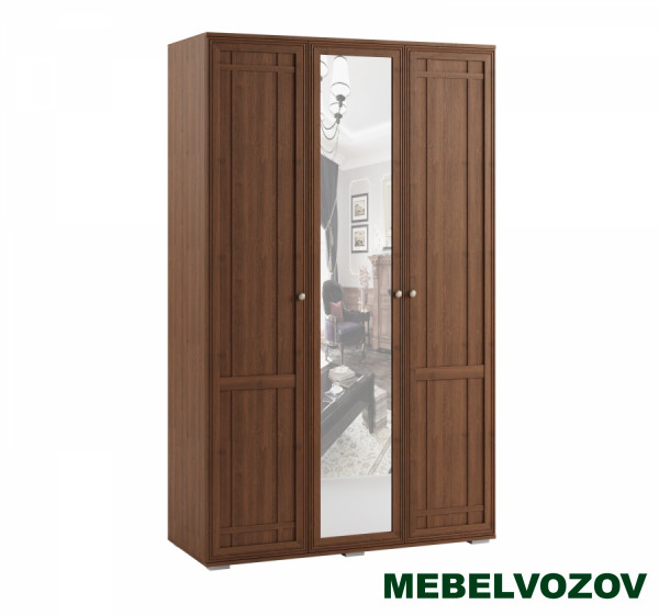 Шкаф трехстворчатый РШ-25 Ричард (орех донской) - фото от компании Мебельвозов в Нижнем Новгороде Шкаф трехстворчатый РШ-25 Ричард (орех донской) от компании Мебельвозов в Нижнем Новгороде