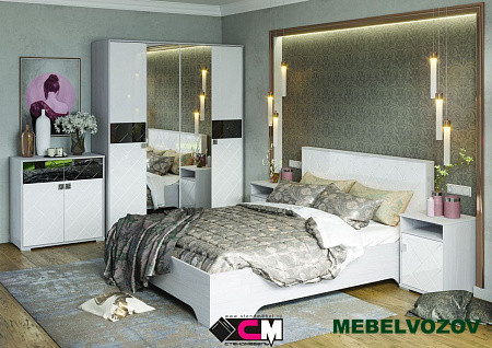 Модульная спальня Сальма. Комплект 2 от магазина Мебельвозов в Нижнем Новгороде