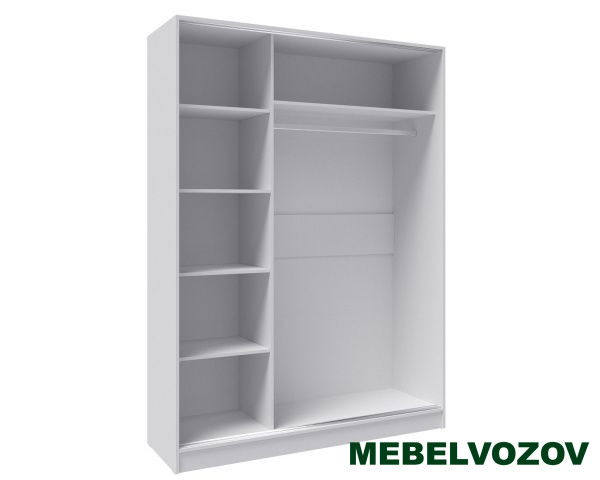 Шкаф-купе Стиль-2 1600 (белый) от компании Мебельвозов в Нижнем Новгороде