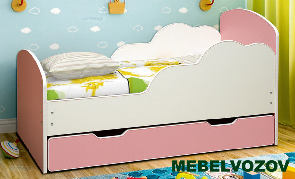 Кровать детская "ОБЛАКА №1 700*1400 детальное изображение от магазина mebelvozov.ru в Нижнем Новгороде