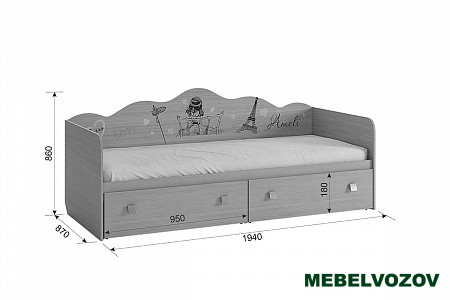 Детальное фото кровать софа амели от Мебельвозов Нижнем Новгороде