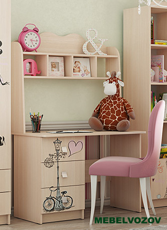 Письменный стол Амели детальное изображение от магазина mebelvozov.ru в Нижнем Новгороде