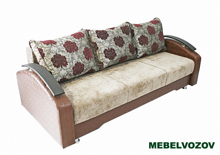 Диван еврокнижка Канзас плюс с подлокотниками от магазина Мебельвозов в Нижнем Новгороде