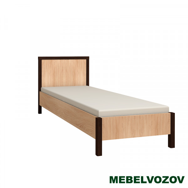 Кровать односпальная Bauhaus 5. 900 (без основания, без матраса) от магазина Мебельвозов в Нижнем Новгороде