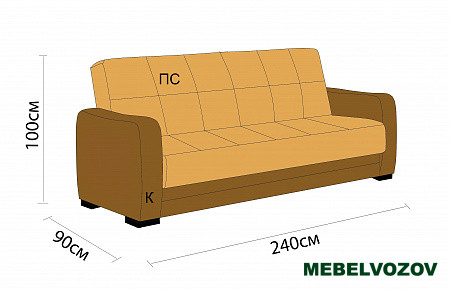 Диван книжка "Мадрид-3" от магазина Мебельвозов в Нижнем Новгороде